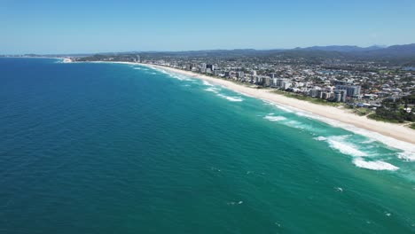 playa de palma - costa dorada del sur - queensland qld - australia - disparo de avión no tripulado