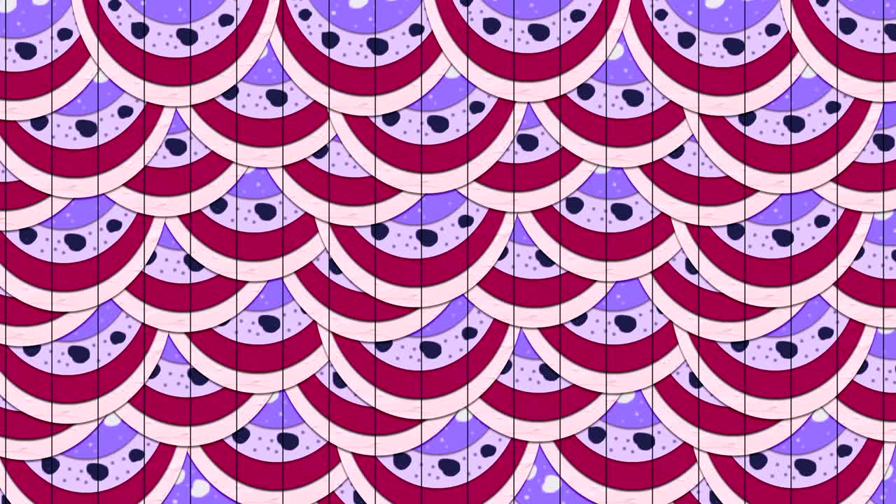 파동 패턴 모양 흐름 애니메이션