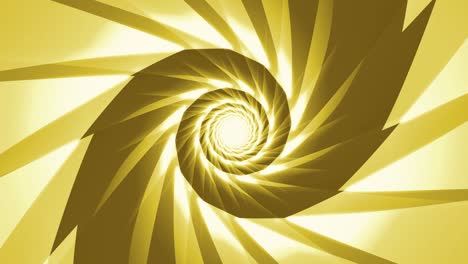 yellow spiral tunnel looped hypnotic swirl animated background