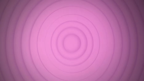 animación de círculos rosados en movimiento sobre un fondo rosado