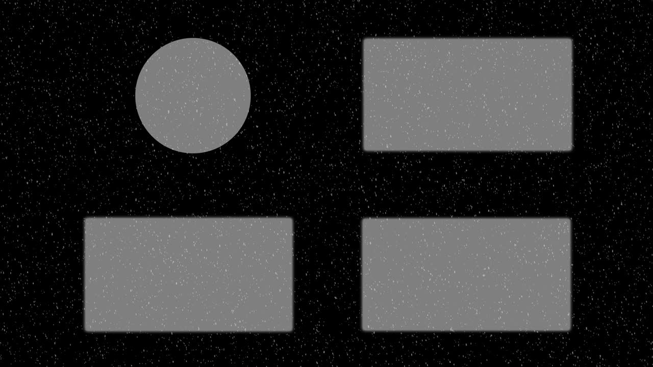 파우더 스노우 입자 엔딩 카드 엔딩 스크린 모션 그래픽