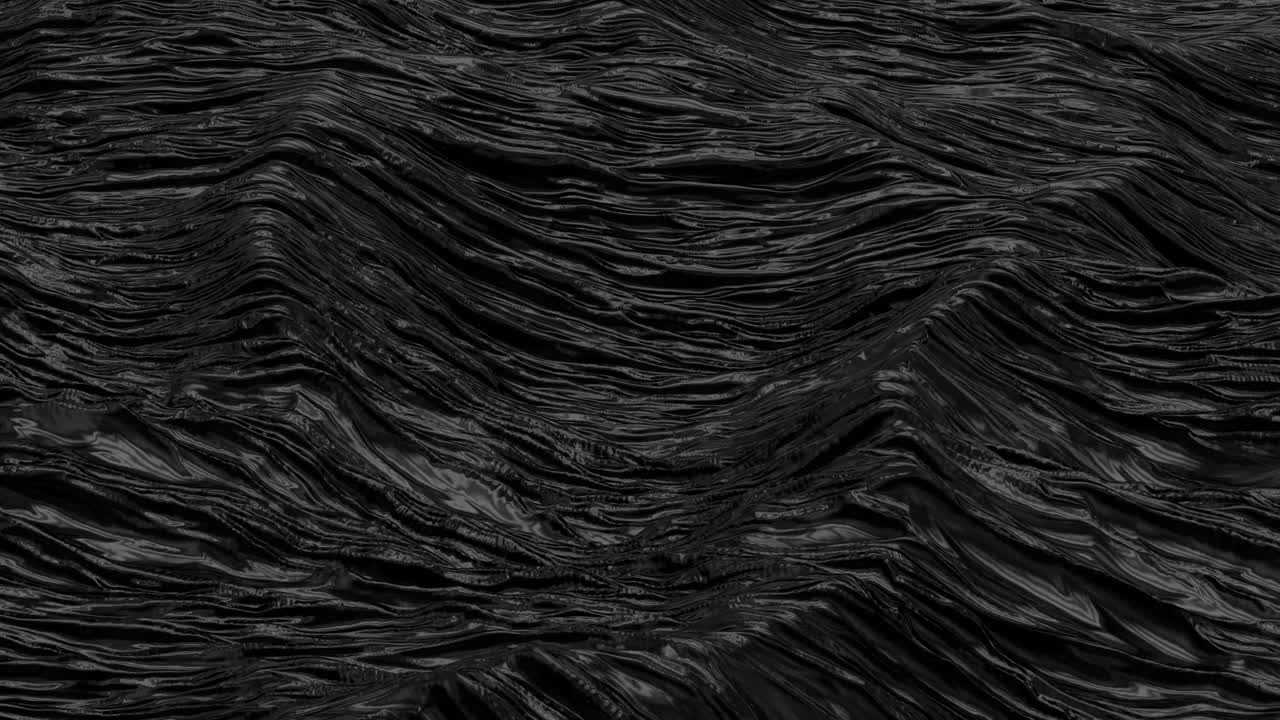 fondo abstracto negro. superficie desplazada detallada. superficie abstracta del planeta. textura de ruido. bucle de animación de renderización 3d. 4k uhd