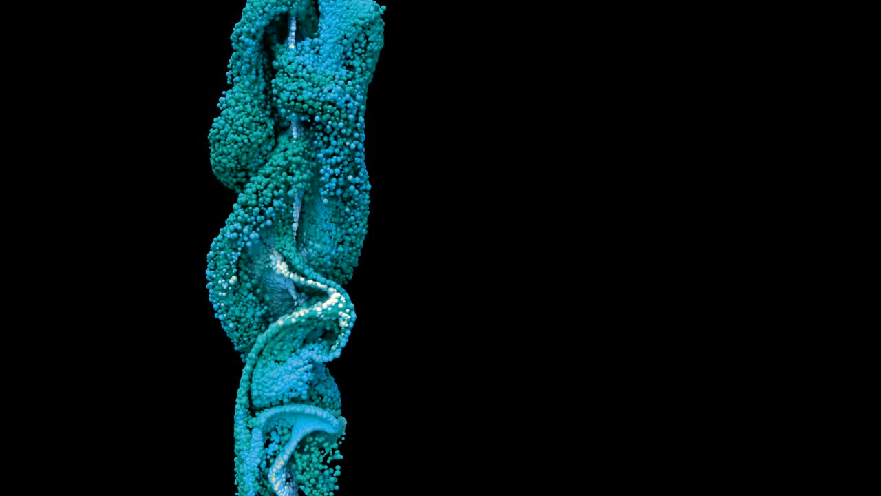 partículas emitidas dinámicas con espacio de copia.