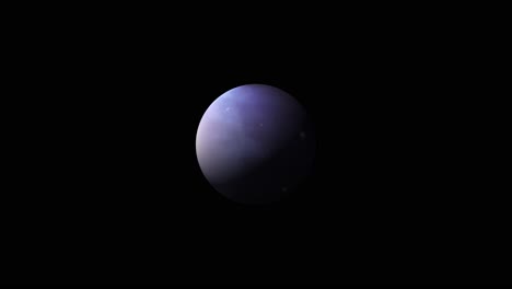 distant planet in deep space