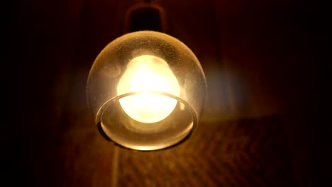 la serie de iluminación de bombillas retro. forma de bola.