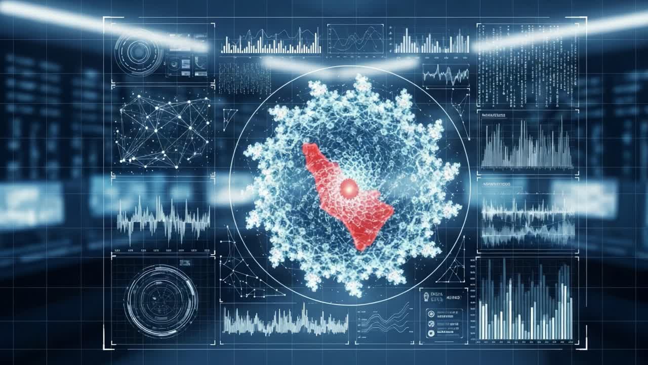 Visualizing Complex Data Interactions: A Stunning Display of Scientific Analysis Through Advanced Technologies Depicting Patterns and Structures
