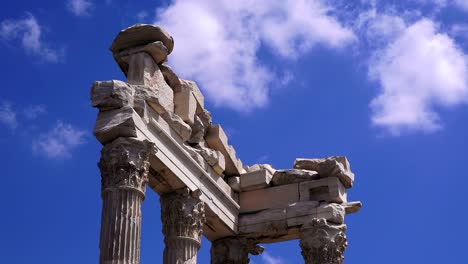 trajan temple, pergamon museum, turkey, bergama