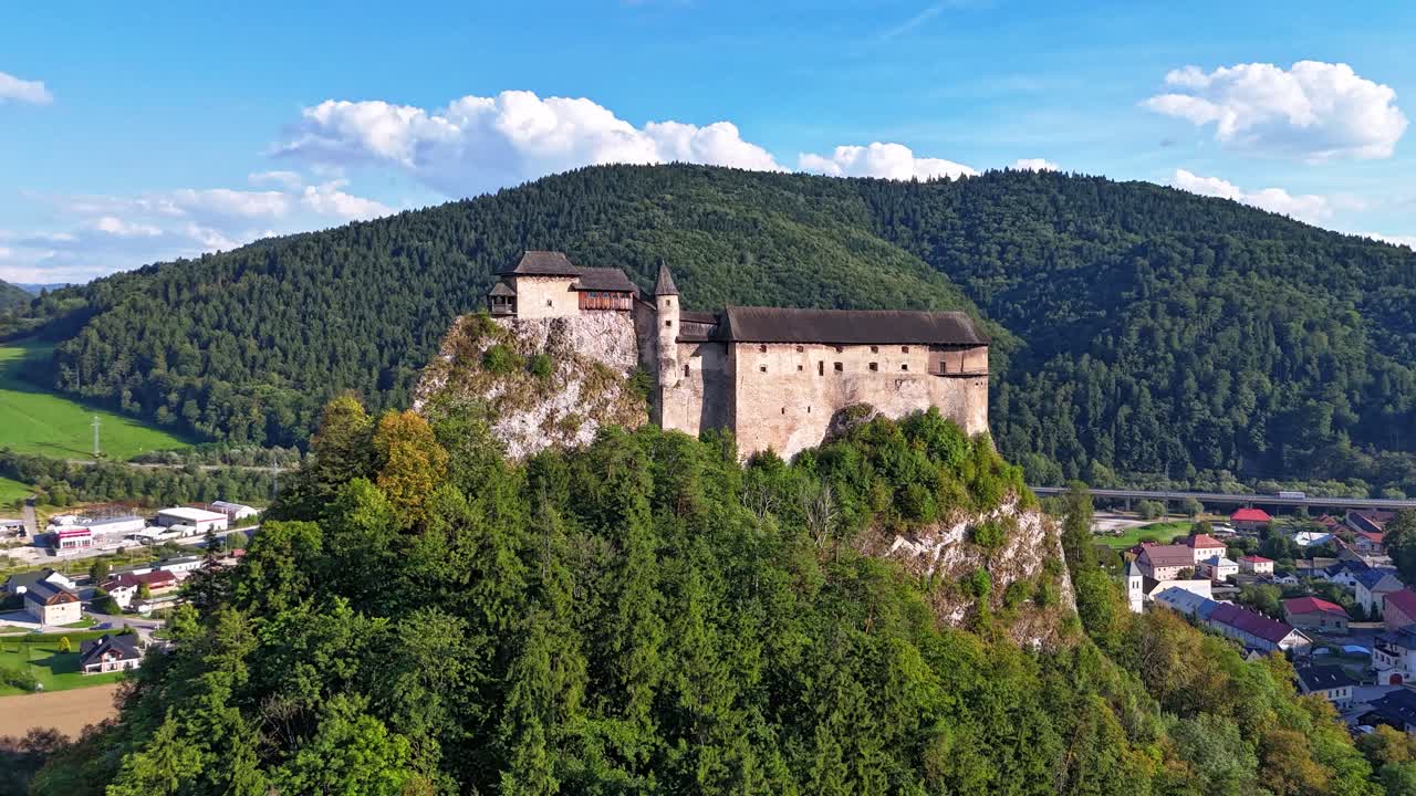 Scenic View of a Castle on a Hill