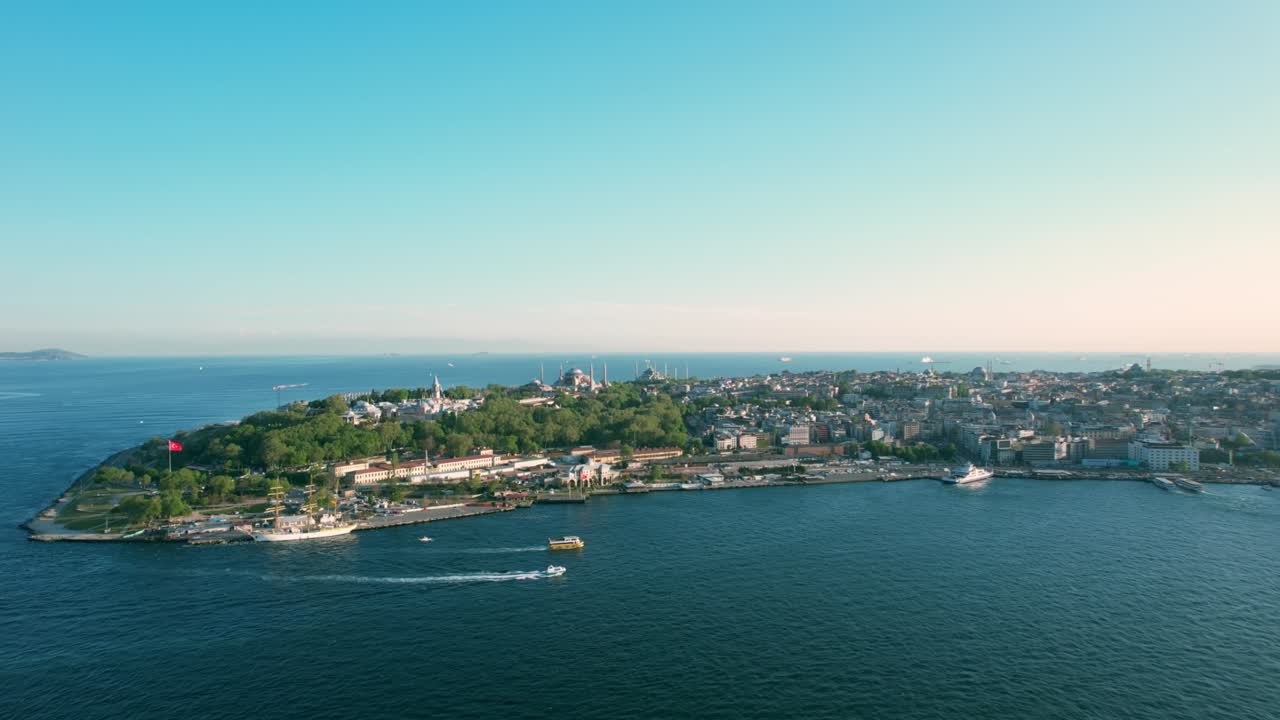 에어리뷰: 파노라마 이스탄불 시, 역사적인 반도, 토프카피 박물관, 하기아 소피아, 술탄아메트 모스크