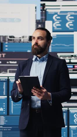 vertical video company administrator searching for a new solution to obtain business growth