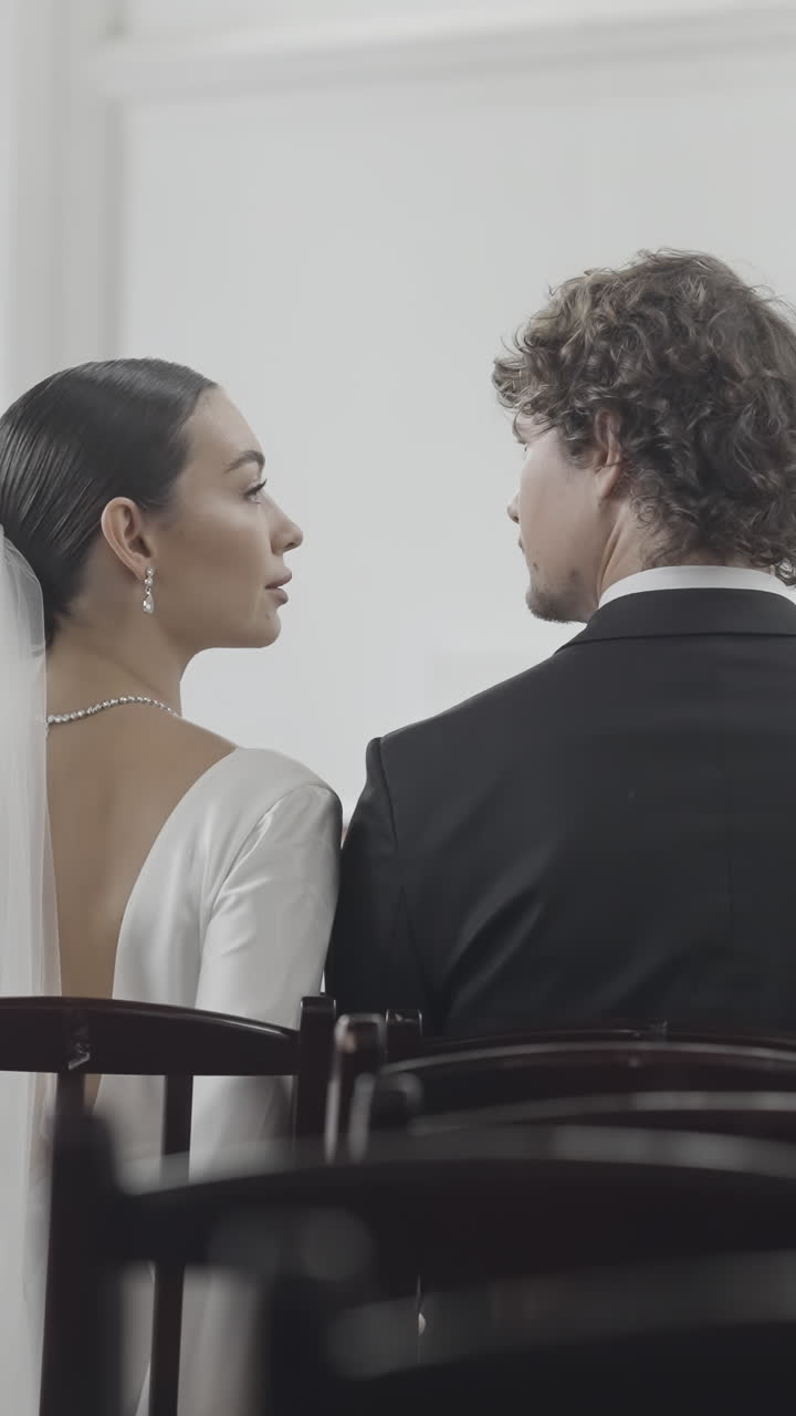 retrato de la novia y el novio