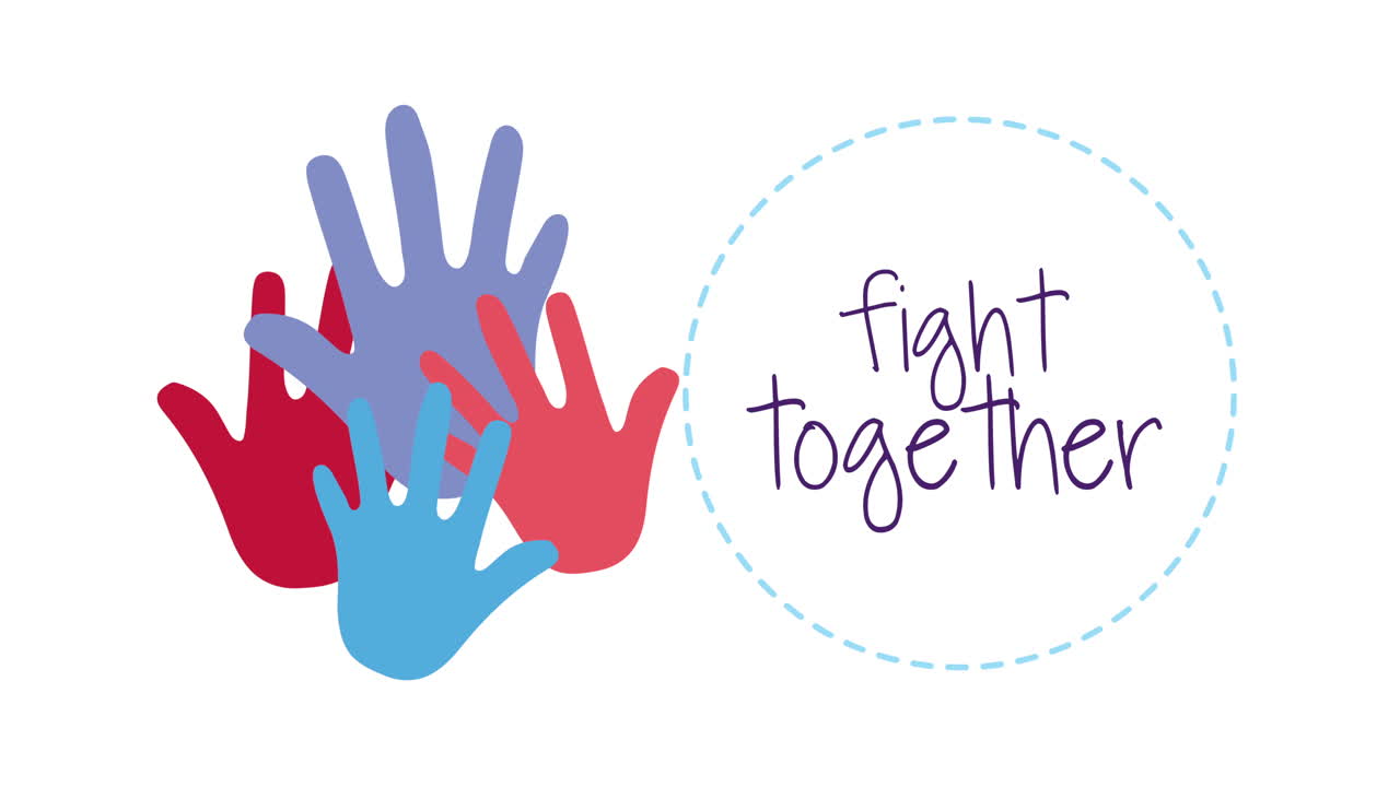 covid-19에 대한 함께 싸우기 캠페인