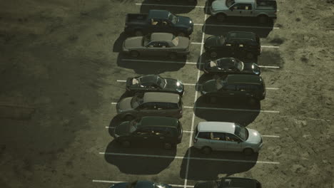 cars parked in a parking lot