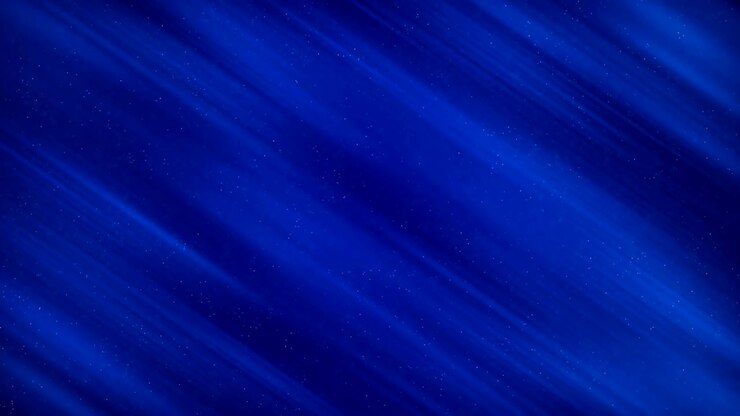 Sfondo astratto blu con linee di polvere a bassa velocità. Loop continuo