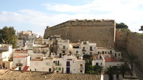 ibiza town rooftops