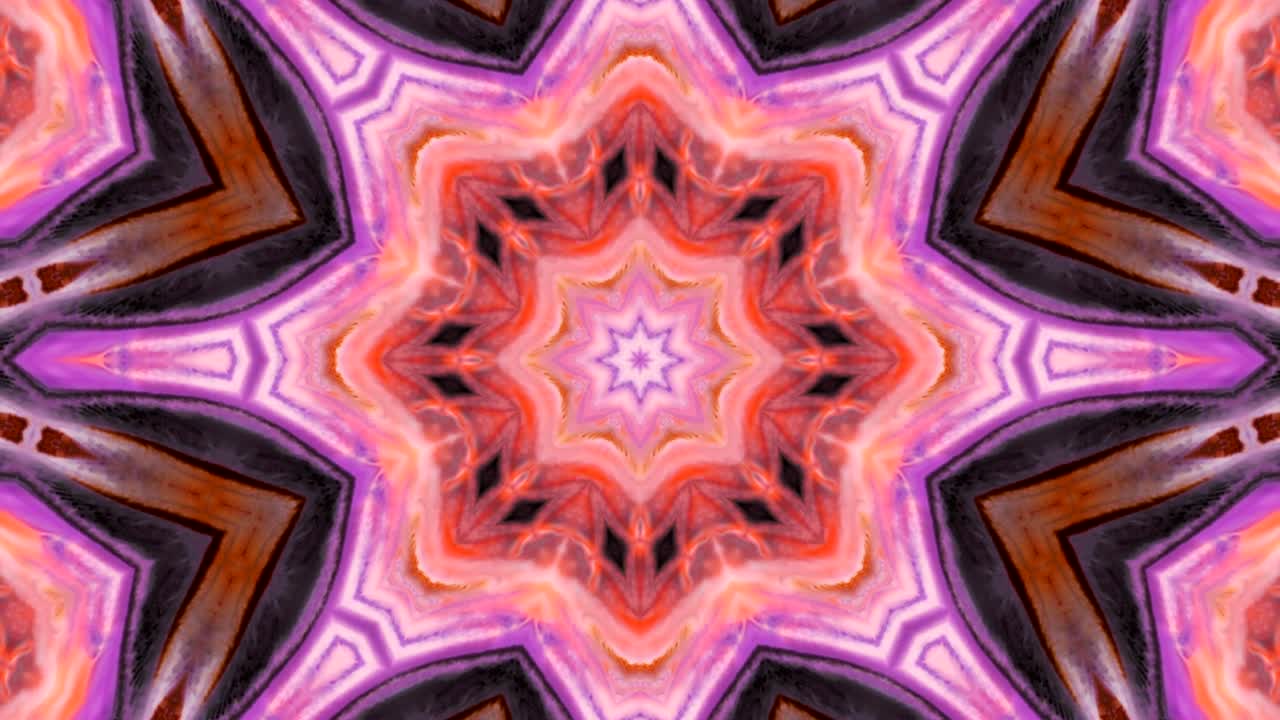 movimiento de fondo de kaleidoscopio abstractamente colorido