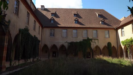 old and ancient houses of the dominican library at the dominican convent