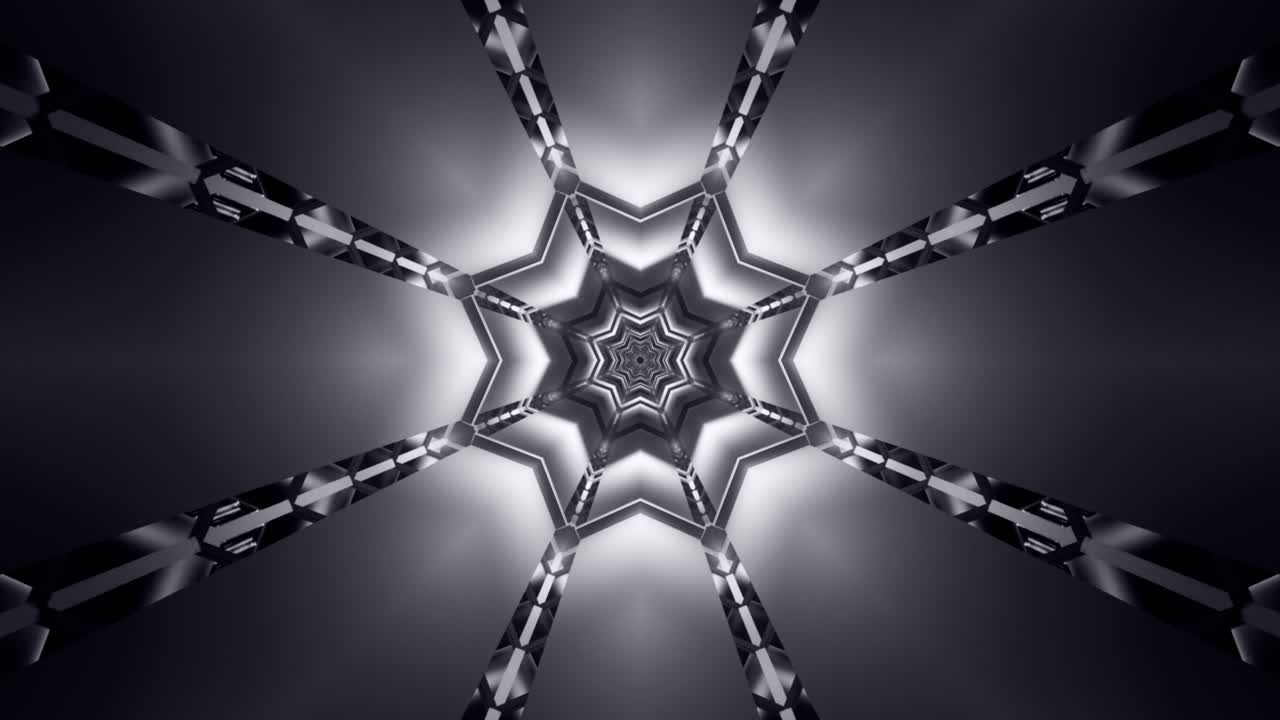 túnel de colores monocromáticos