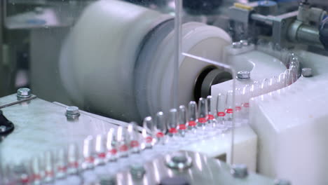 pharmacy production line at pharmaceutical factory. pharmaceutical industry