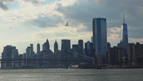 panoramablick auf manhattan, new york city