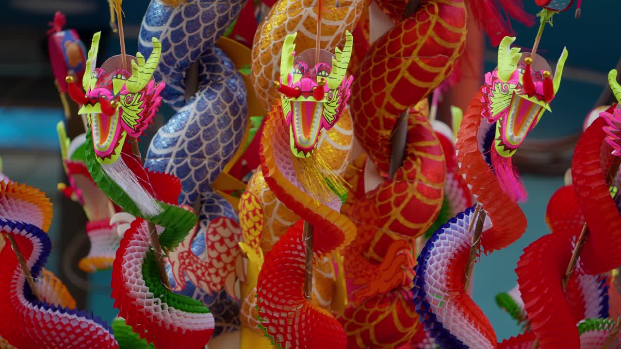 Handmade Dragon Ornaments for Lunar Festival Celebration