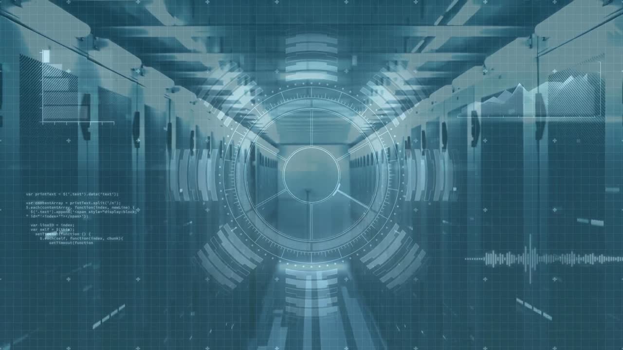 컴퓨터 서버를 통해 스 ⁇  스캐닝의 애니메이션