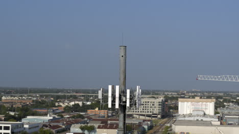 panoramic view revealing houston cityscape