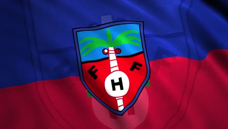 bandera del club de fútbol de haití