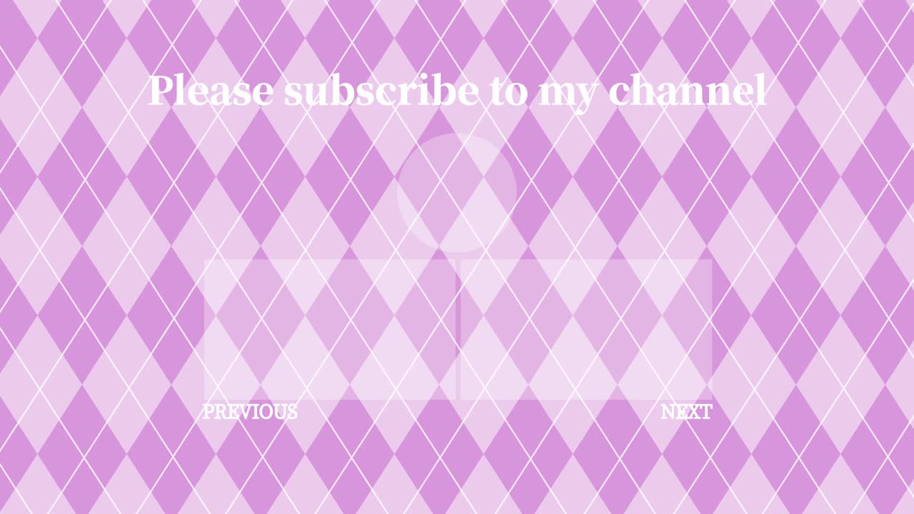 argyle 패턴 엔드 카드 엔딩 스크린 모션 그래픽