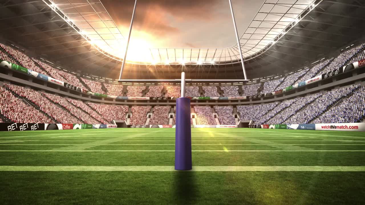 vista de un estadio de fútbol americano