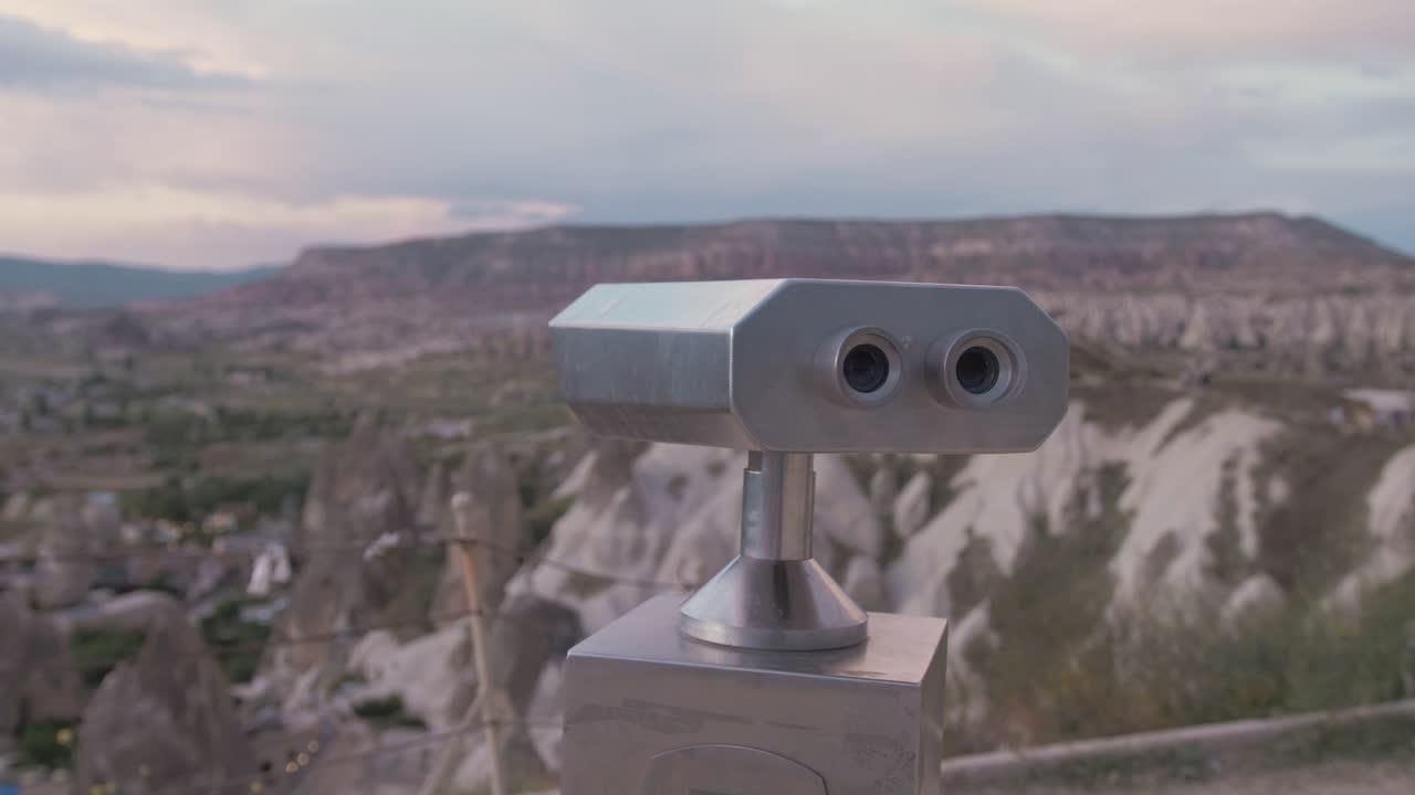 el punto de vista del atardecer en goreme, capadocia