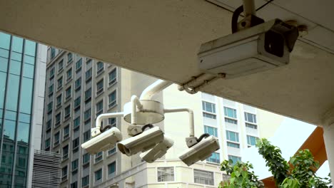 5 surveillance cctv cameras in city