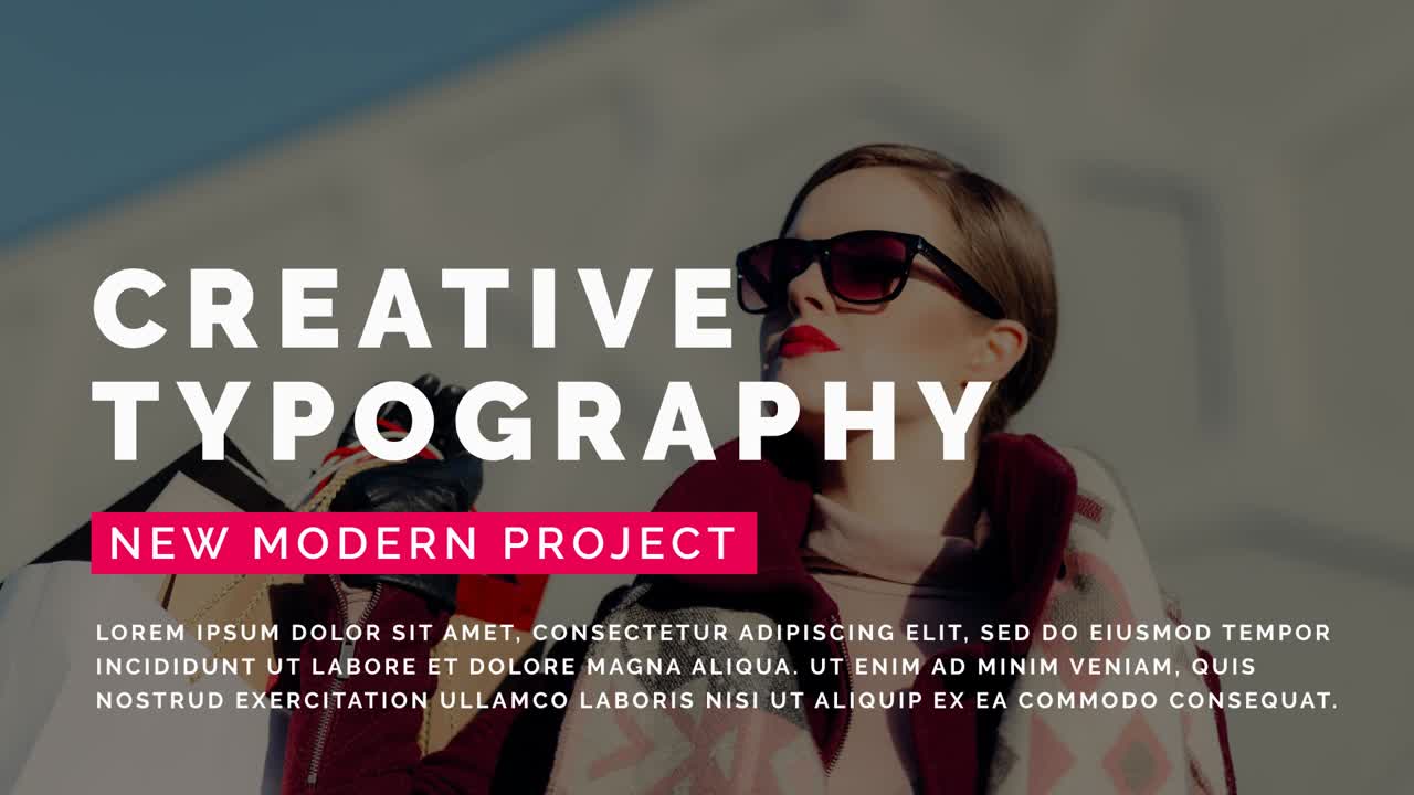 Bright, creative titles with custom colors &amp; text—9 dynamic full-screen animations for any projec