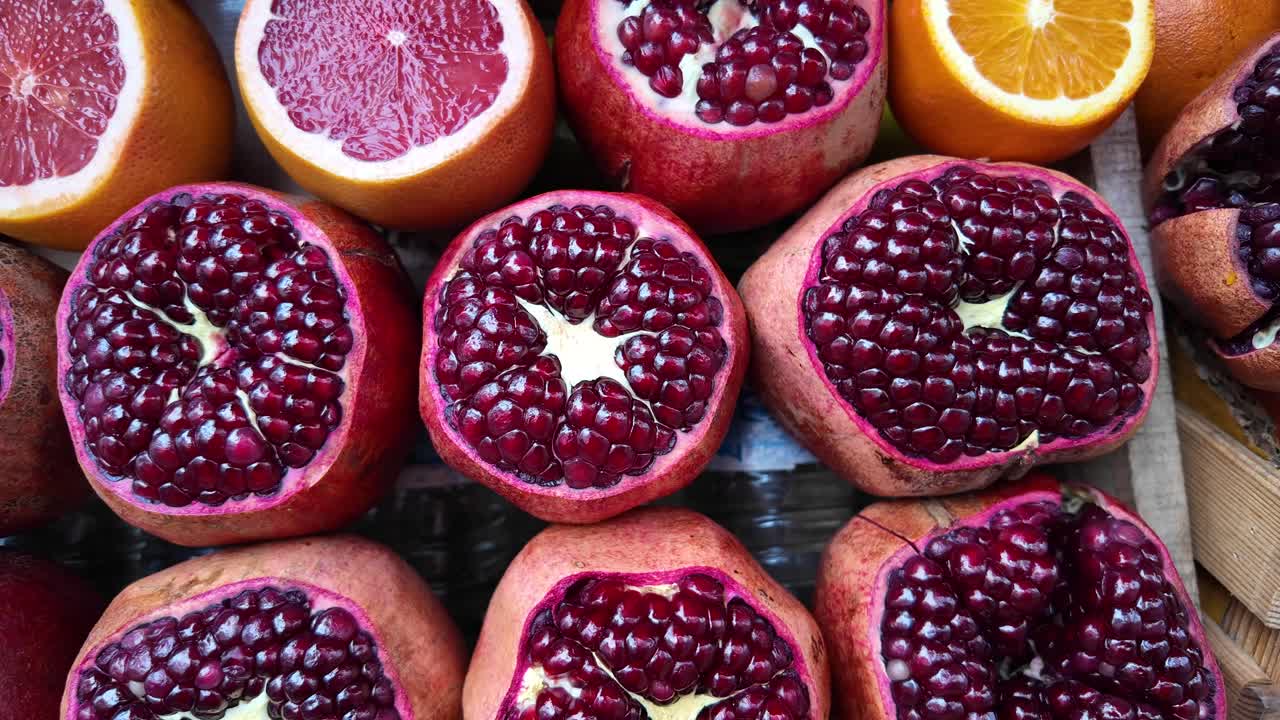 Pomegranates and Citrus Fruits