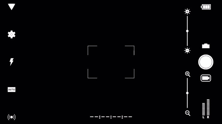 Phone camera animated overlay. 1080p - 30 fps - Alpha Channel (10)