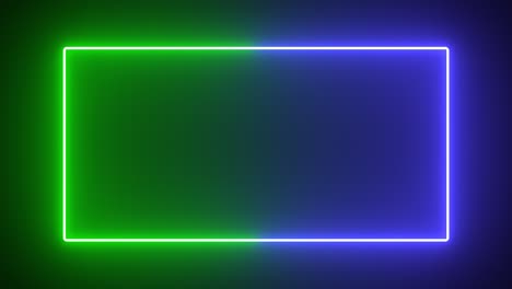 colorido de neón línea de llama brillante parpadeante bucle de animación al azar en un fondo negro.