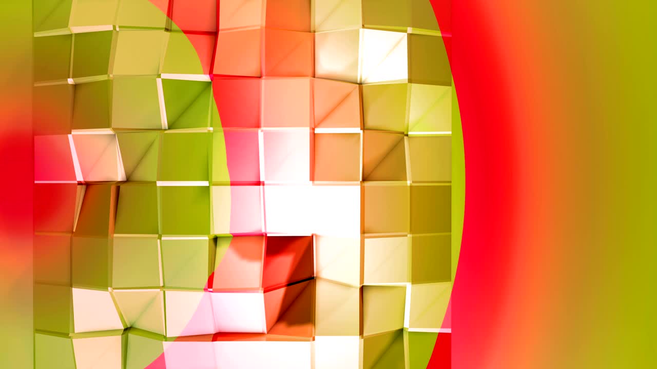 4k limpio bajo poli fondo animado en bucle. animación 3d sin costuras en estilo geométrico moderno con colores de gradiente moderno. fondo creativo simple. 6