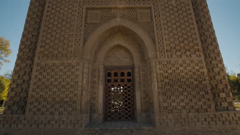 bukhara uzbekistan outside of ismail somoni mausoleum