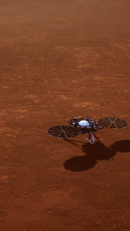 el módulo de aterrizaje insight en marte: una misión robótica solitaria