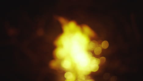 blurred fire at night
