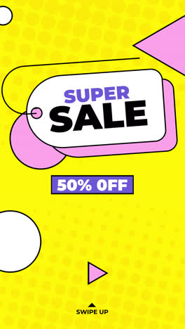 super sale promotion graphic design