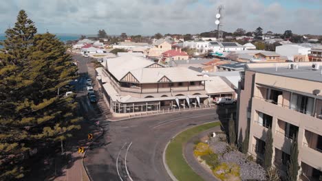 Aerial-view-of-Kingscote-town-residential-district-on-Kangaroo-Island