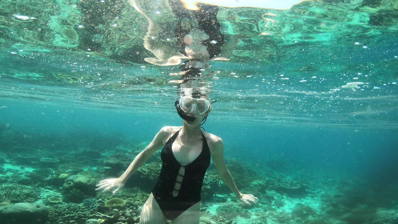 The water's all clear for a dive