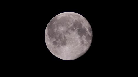 Full-super-winter-moon-in-cloudy-night-sky