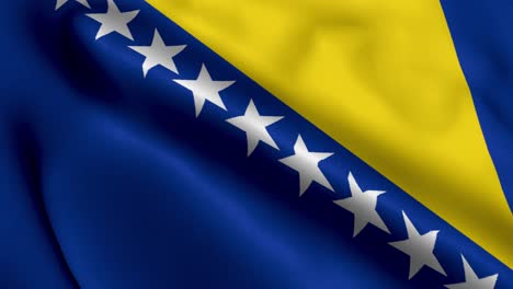 Flagge-Von-Bosnien-Und-Herzegowina