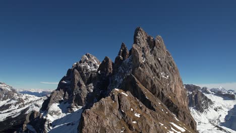 montaña seceda, en las dolomitas, italia