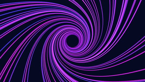 dynamic spiral pattern of purple and blue lines