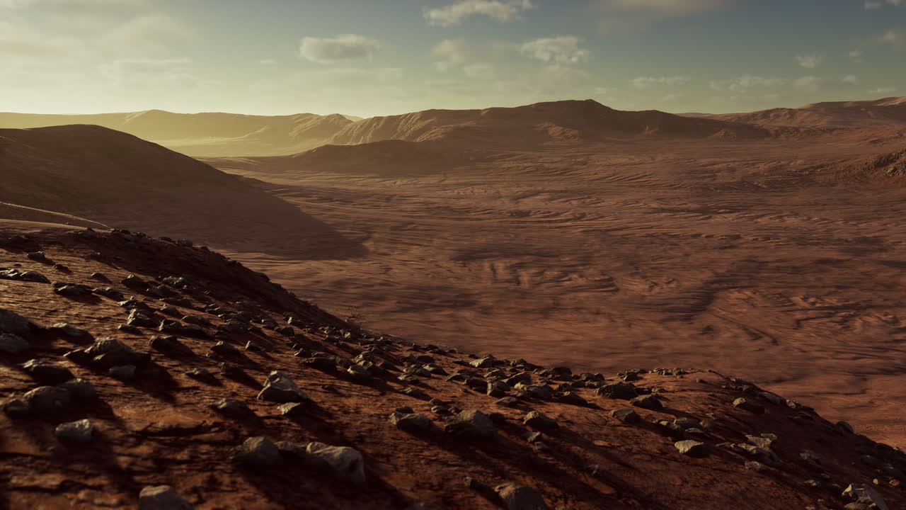 hermosas dunas de arena en el desierto del sáhara al atardecer