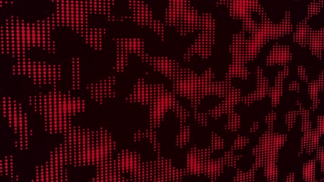 abstract motion background loop digital dot modern red