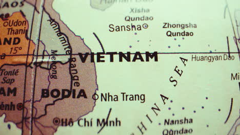 map of vietnam